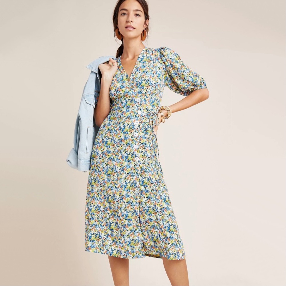 NWOT Faithful the brand Marta MIDI Dress Size 2